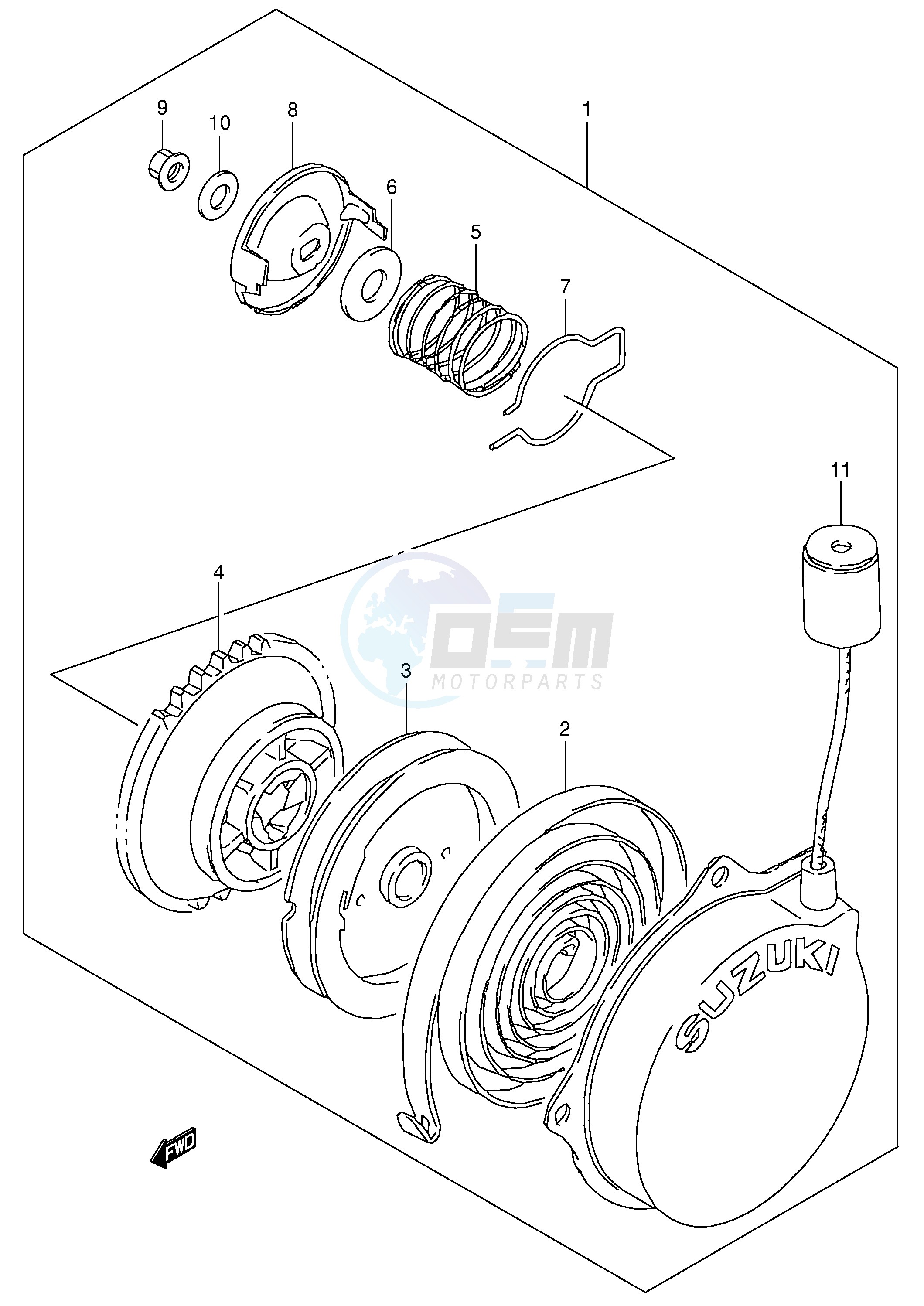 RECOIL STARTER (OPT) image