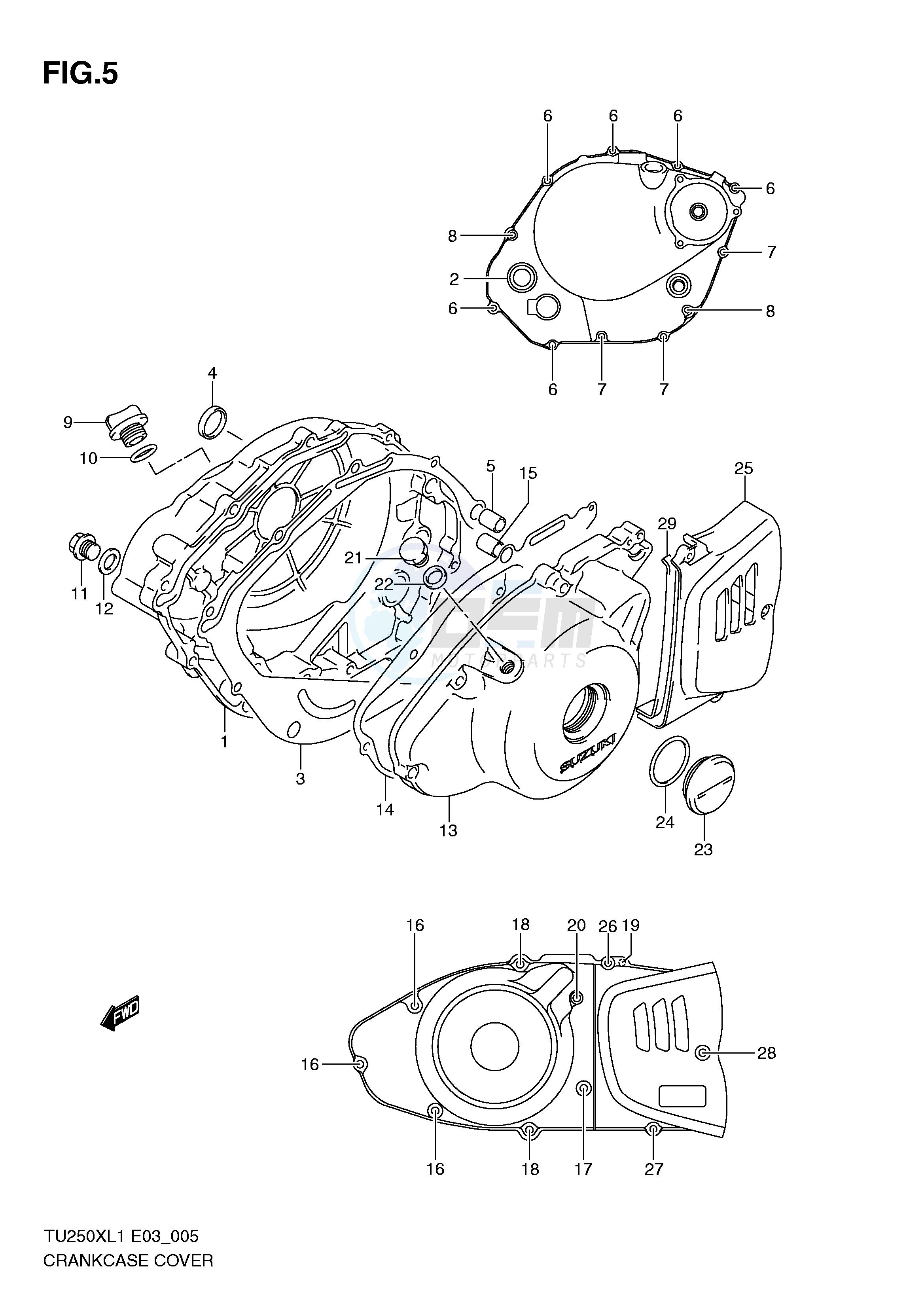 CRANKCASE COVER image