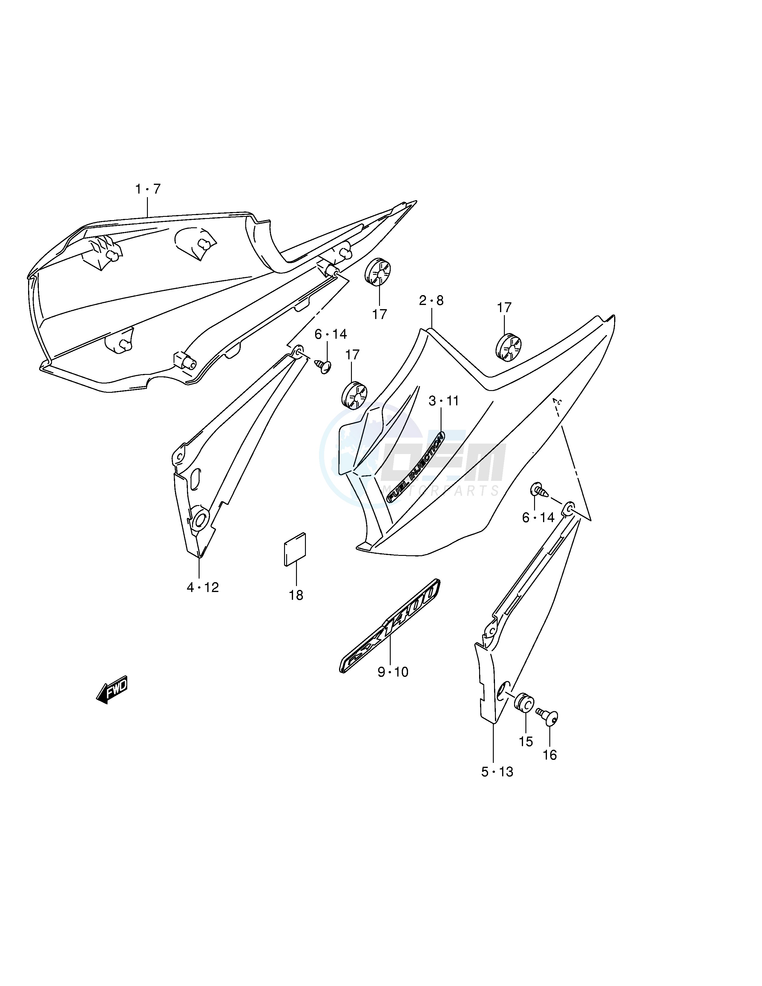 FRAME COVER (MODEL K4 K5) image