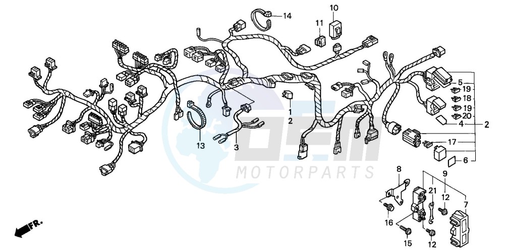 WIRE HARNESS (ST1100A) image