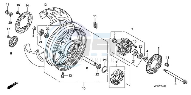 REAR WHEEL image