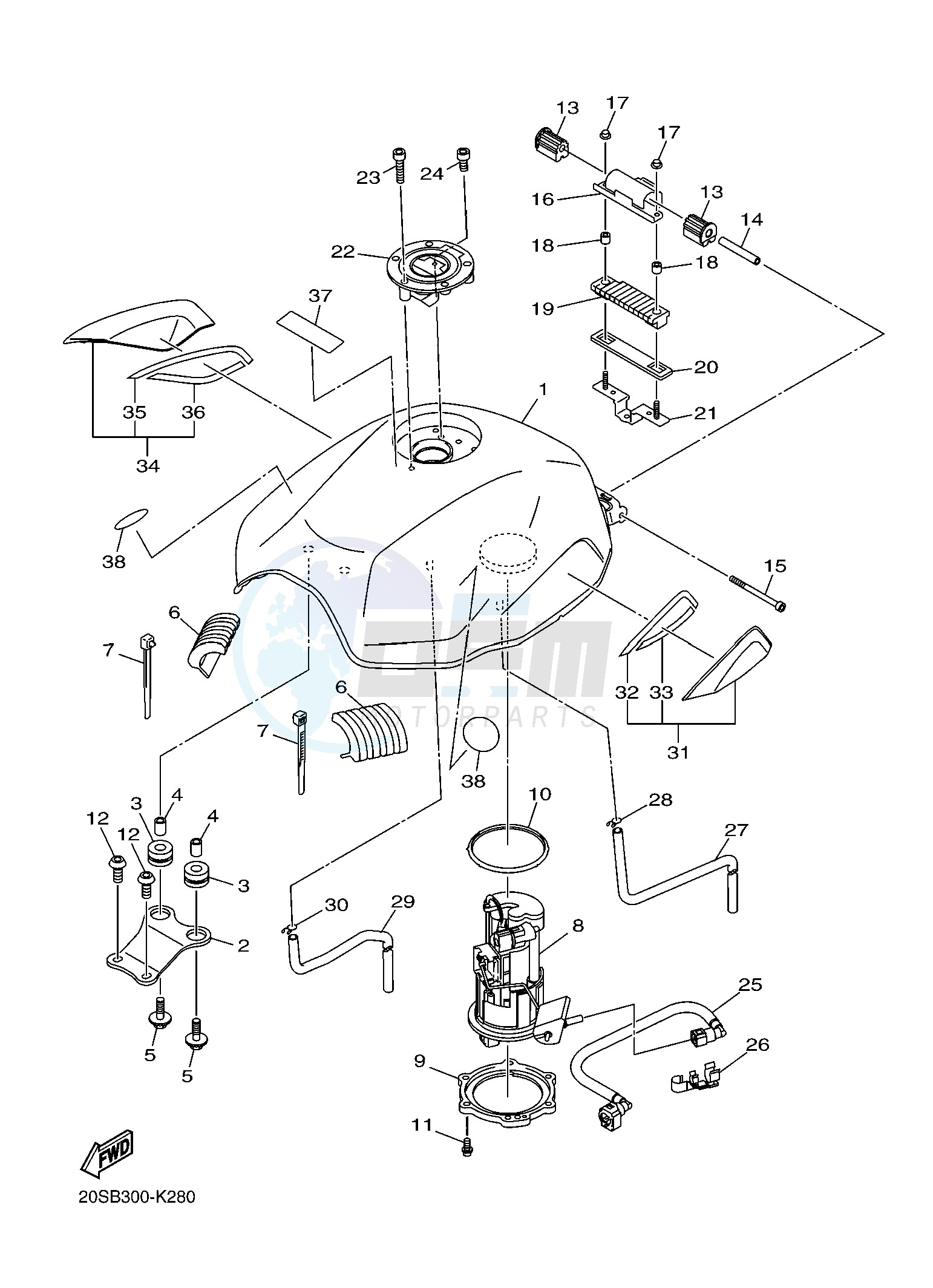 FUEL TANK blueprint