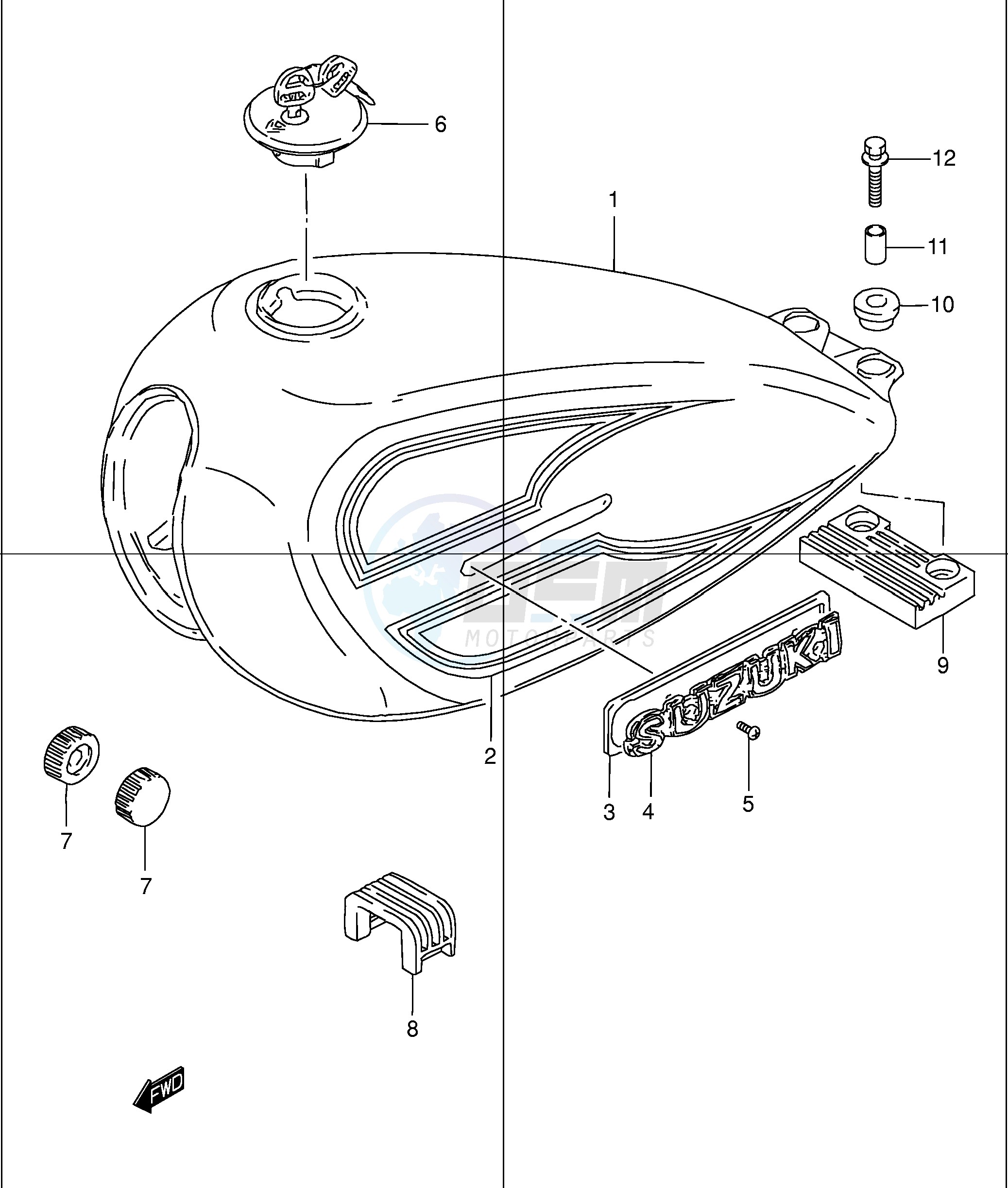 FUEL TANK (MODEL K1) image