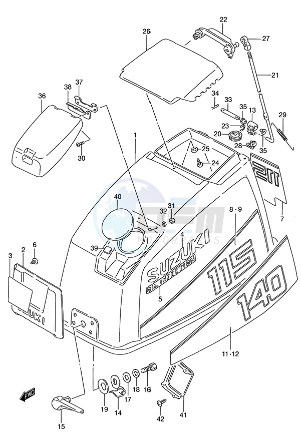 Engine Cover (1988) blueprint