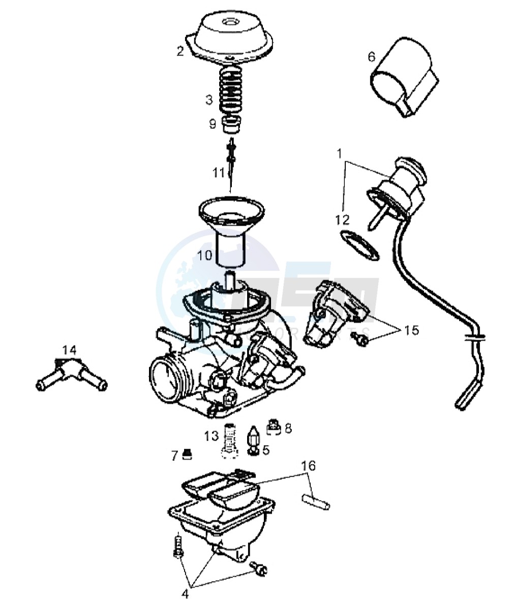 Carburettor (2) blueprint