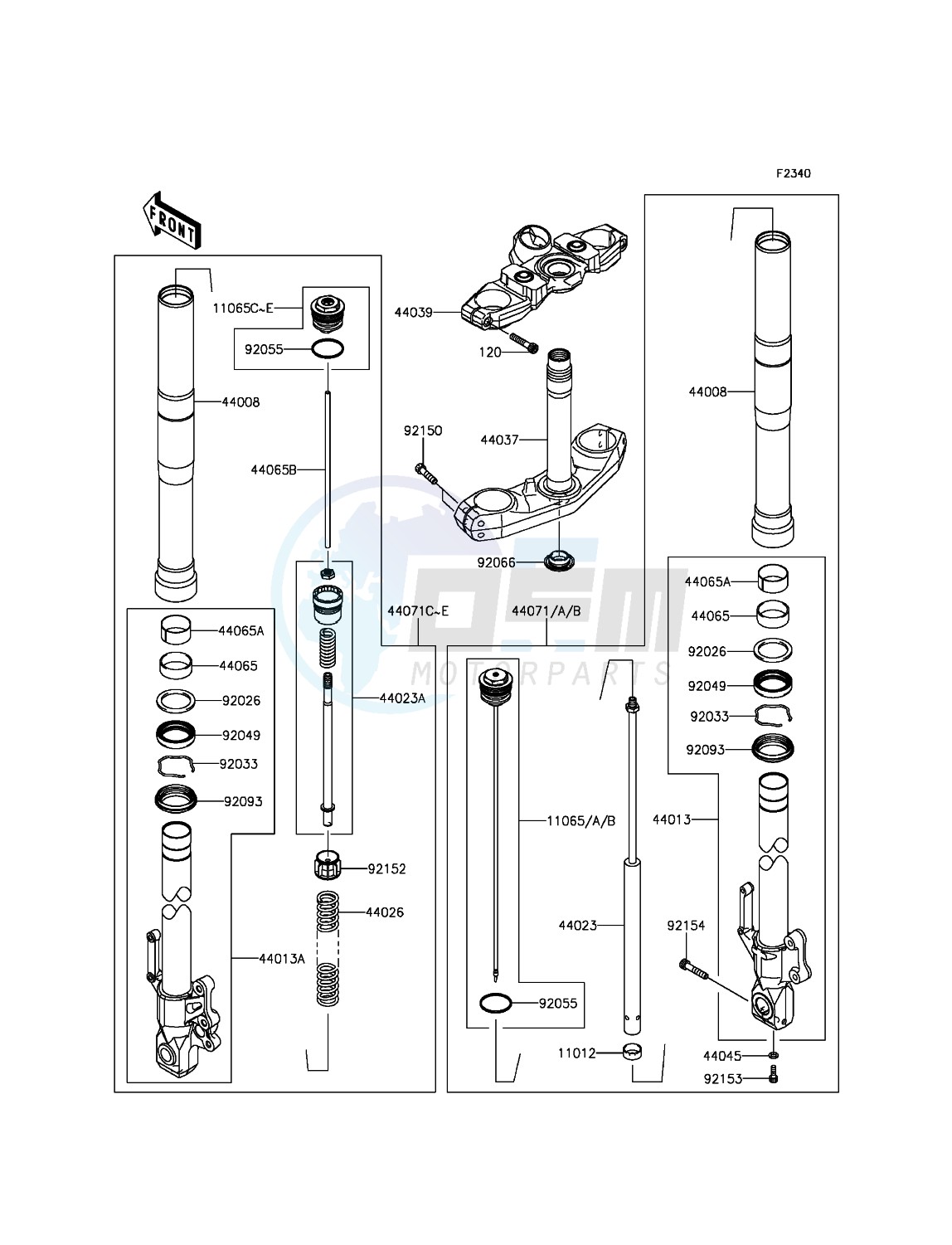 Front Fork blueprint