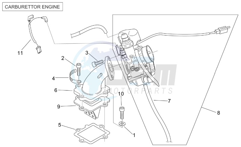 Supply (Carburettor) blueprint