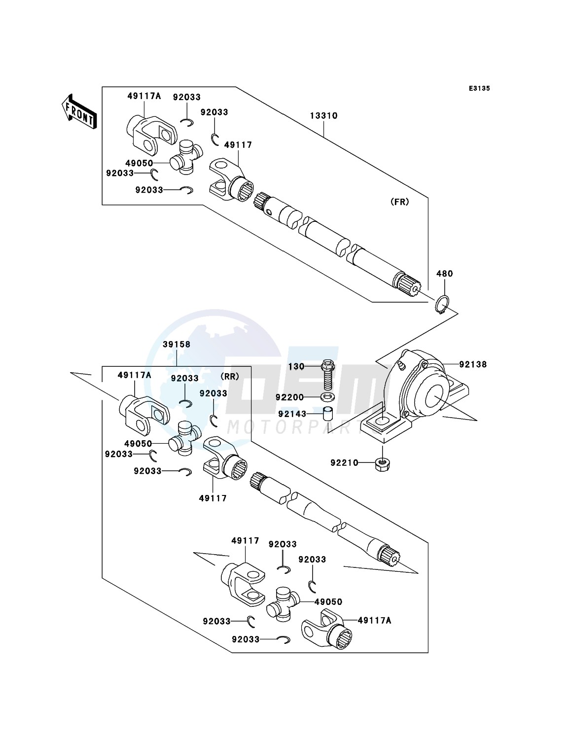 Drive Shaft-Propeller blueprint