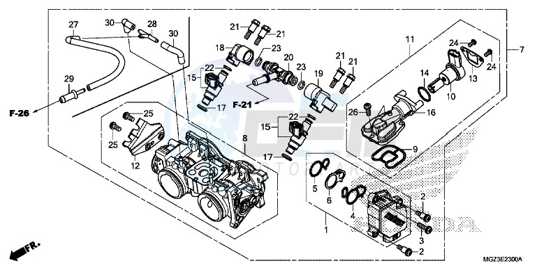 THROTTLE BODY image