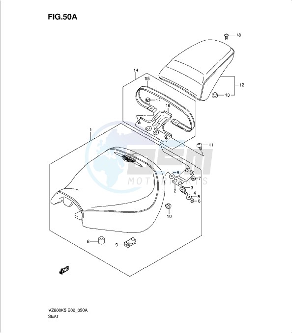 SEAT (VZ800Z/ZUE) blueprint