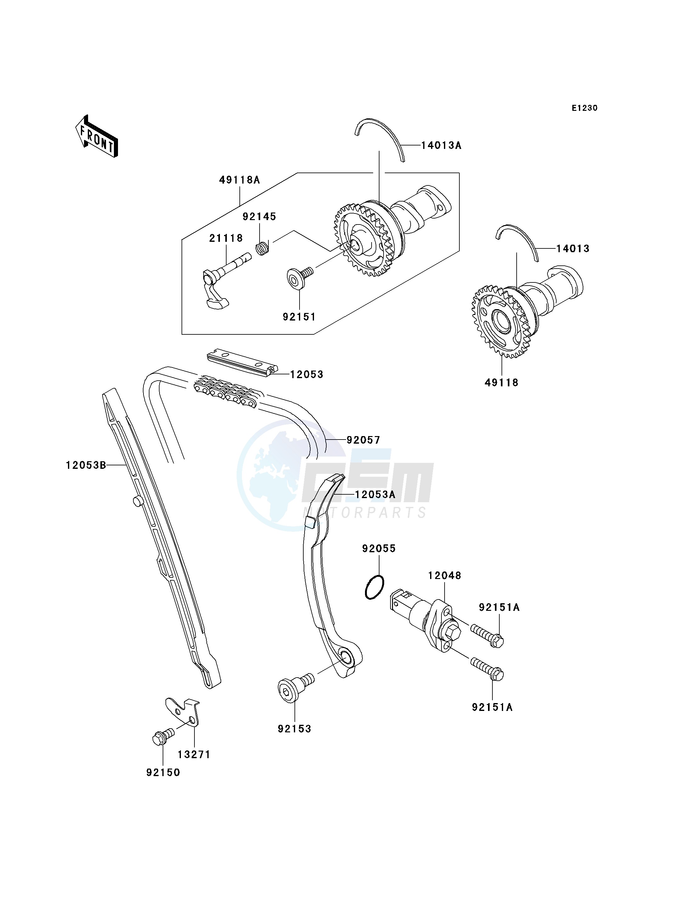 CAMSHAFT-- S- -_TENSIONER image