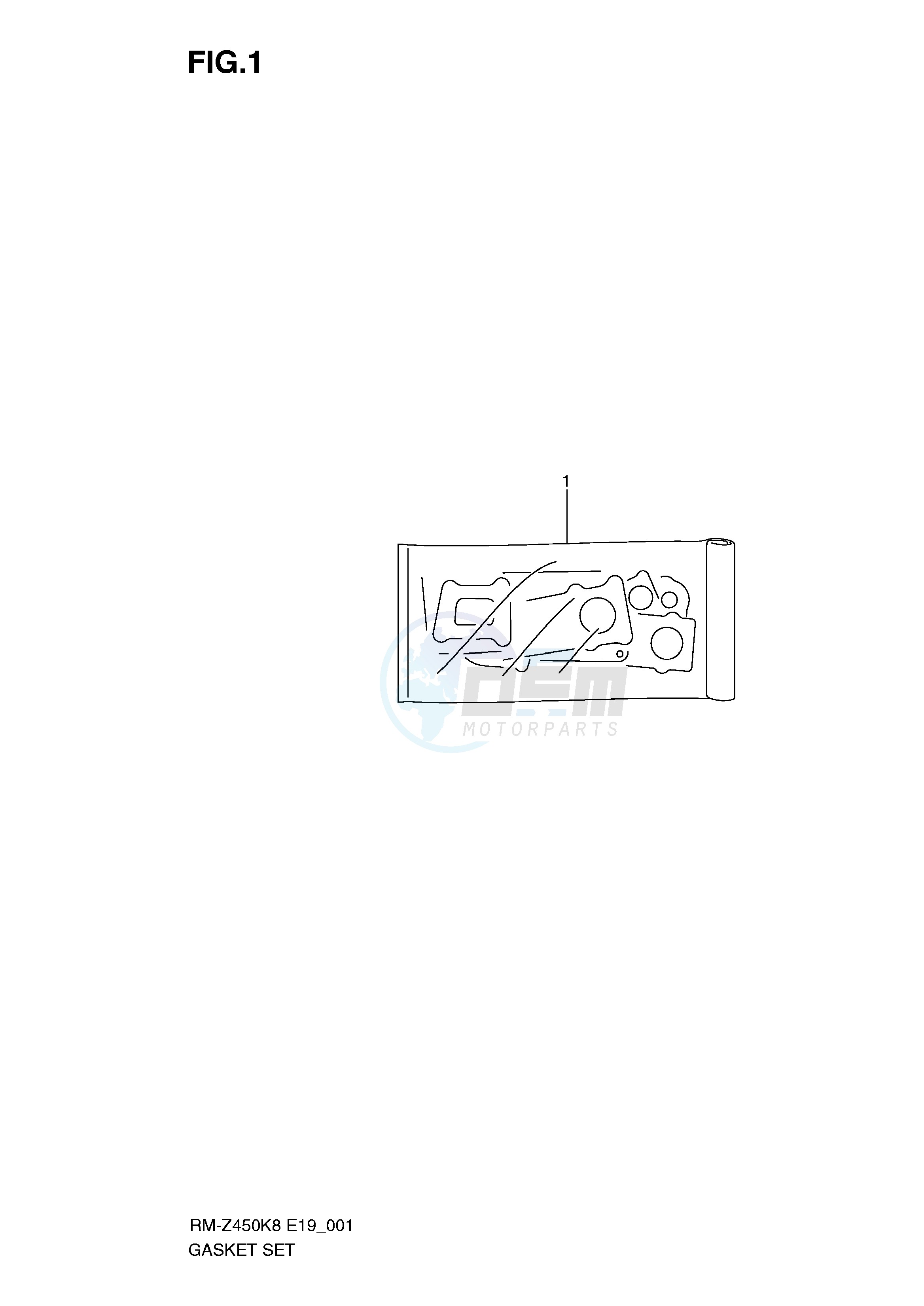 GASKET SET (RM-Z450K8 K9 L0) blueprint