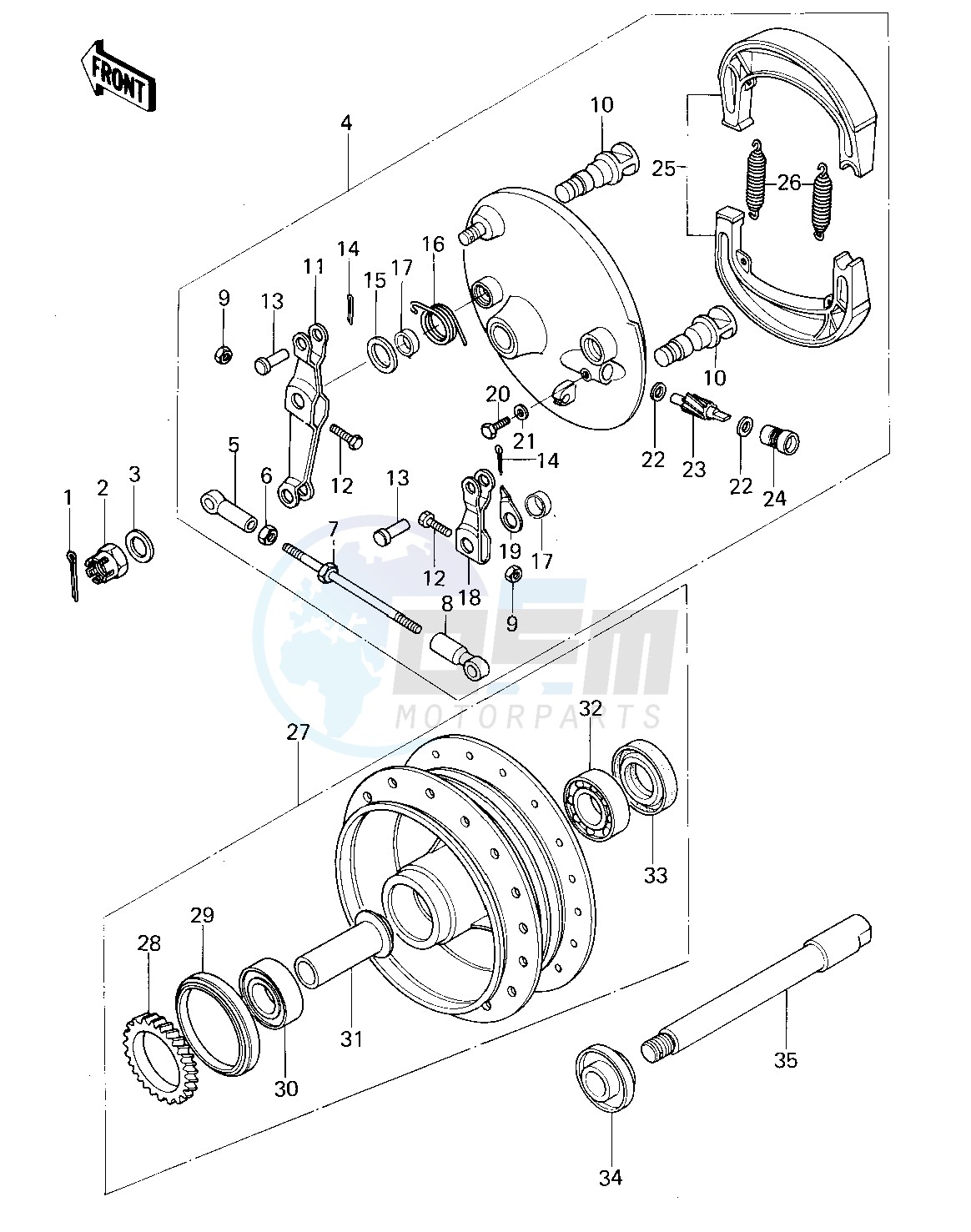 FRONT HUB_BRAKE blueprint