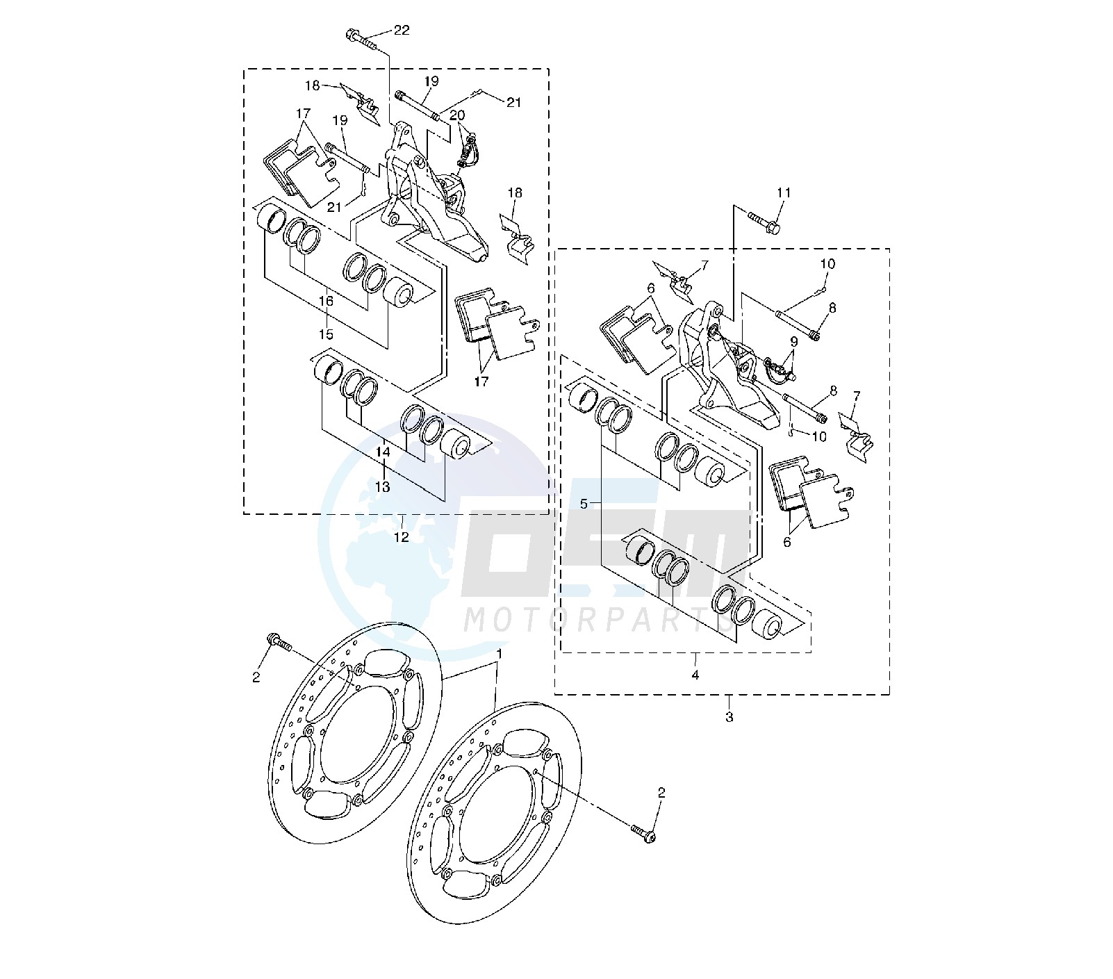 FRONT BRAKE CALIPER image