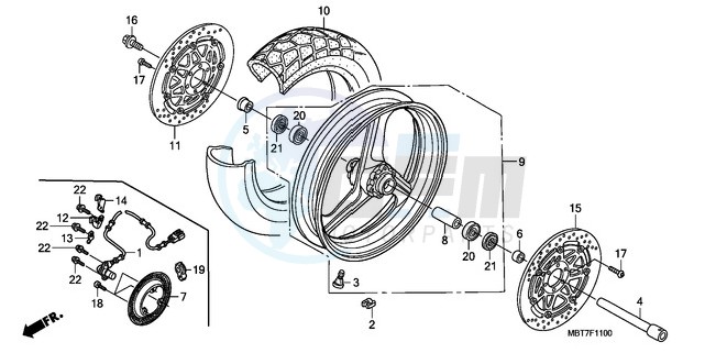 FRONT WHEEL image