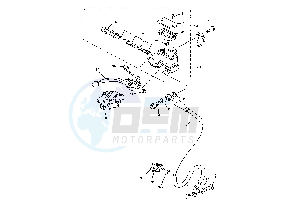 FRONT MASTER CYLINDER image