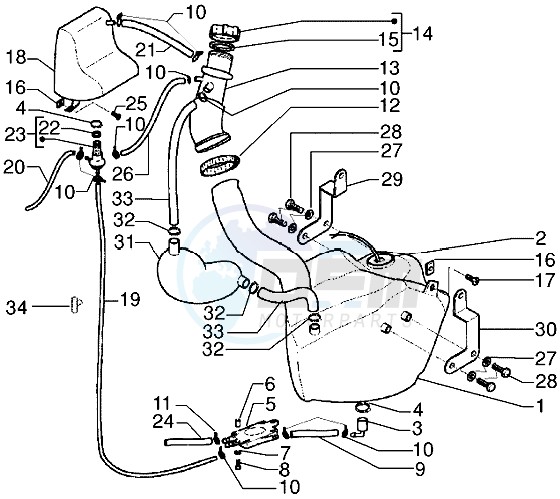 Fuel tank - Degaser blueprint