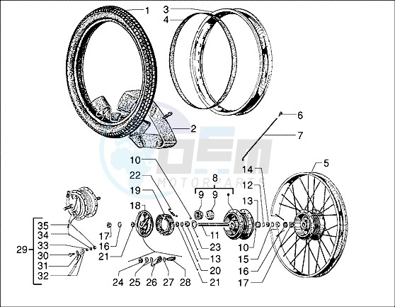 Front wheel image