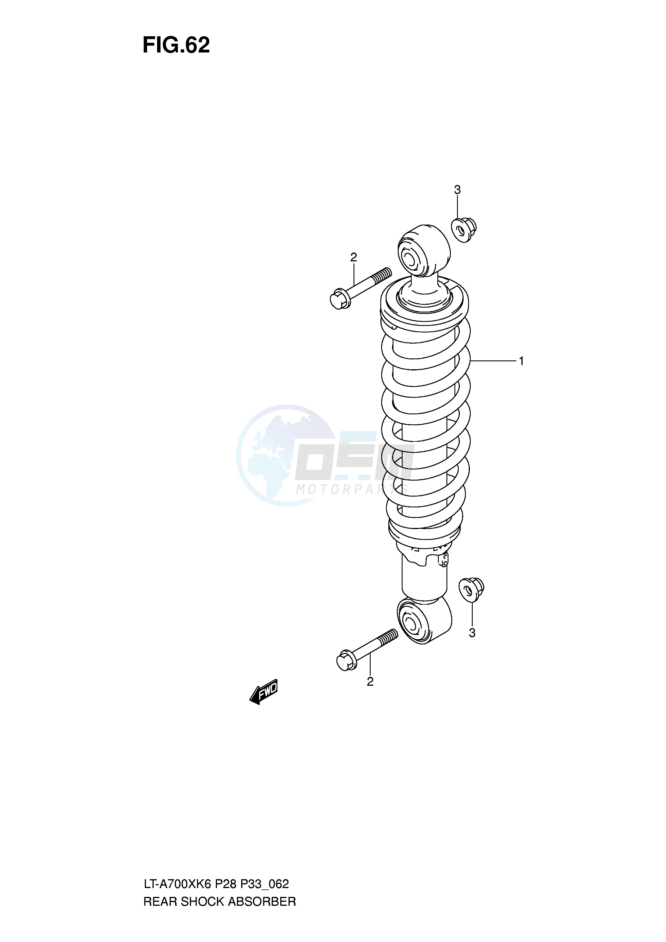 REAR SHOCK ABSORBER image