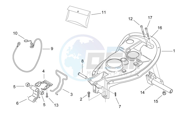 Rear body II - Seat components image