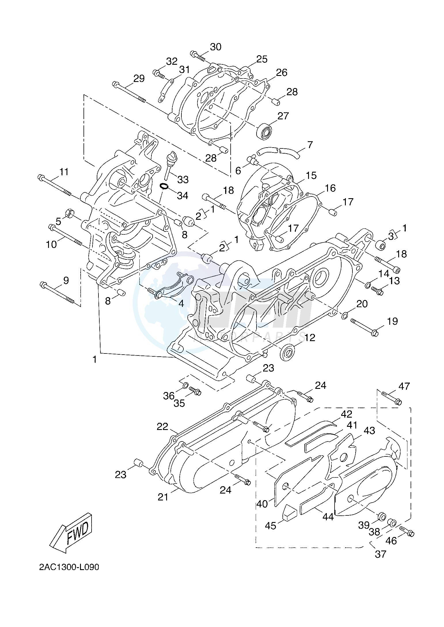 CRANKCASE blueprint