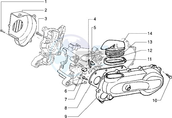 Clutch cover - scrool cover blueprint