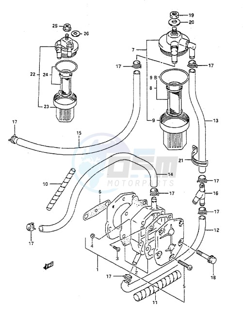 Fuel Pump (1995 to 1997) blueprint