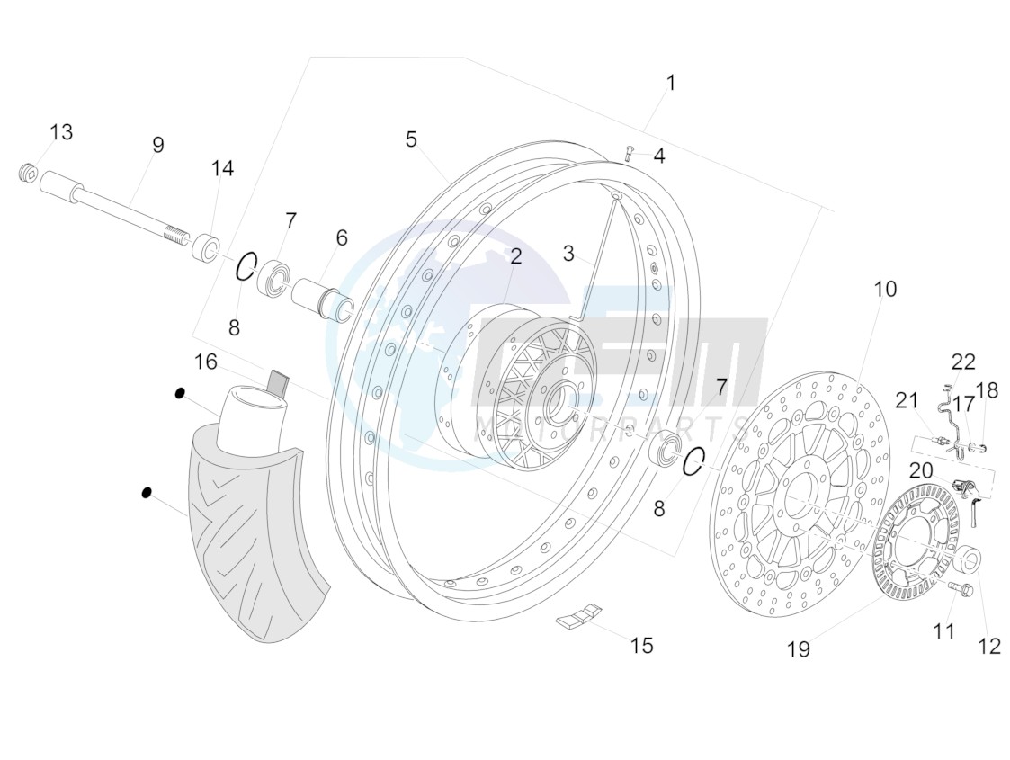 Front wheel image