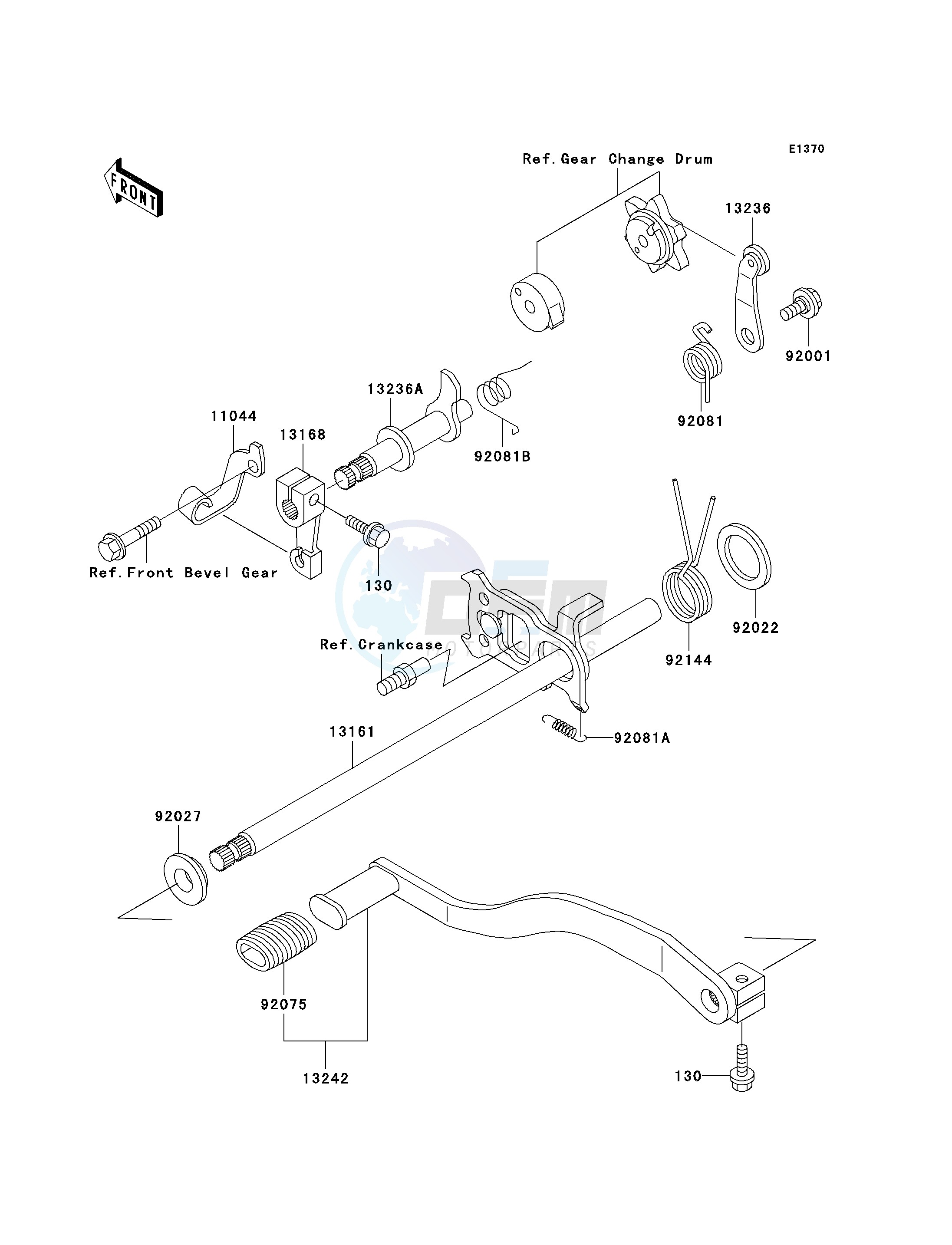 GEAR CHANGE MECHANISM image