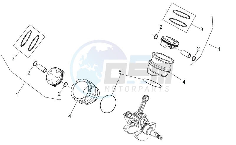 Cylinder with piston image