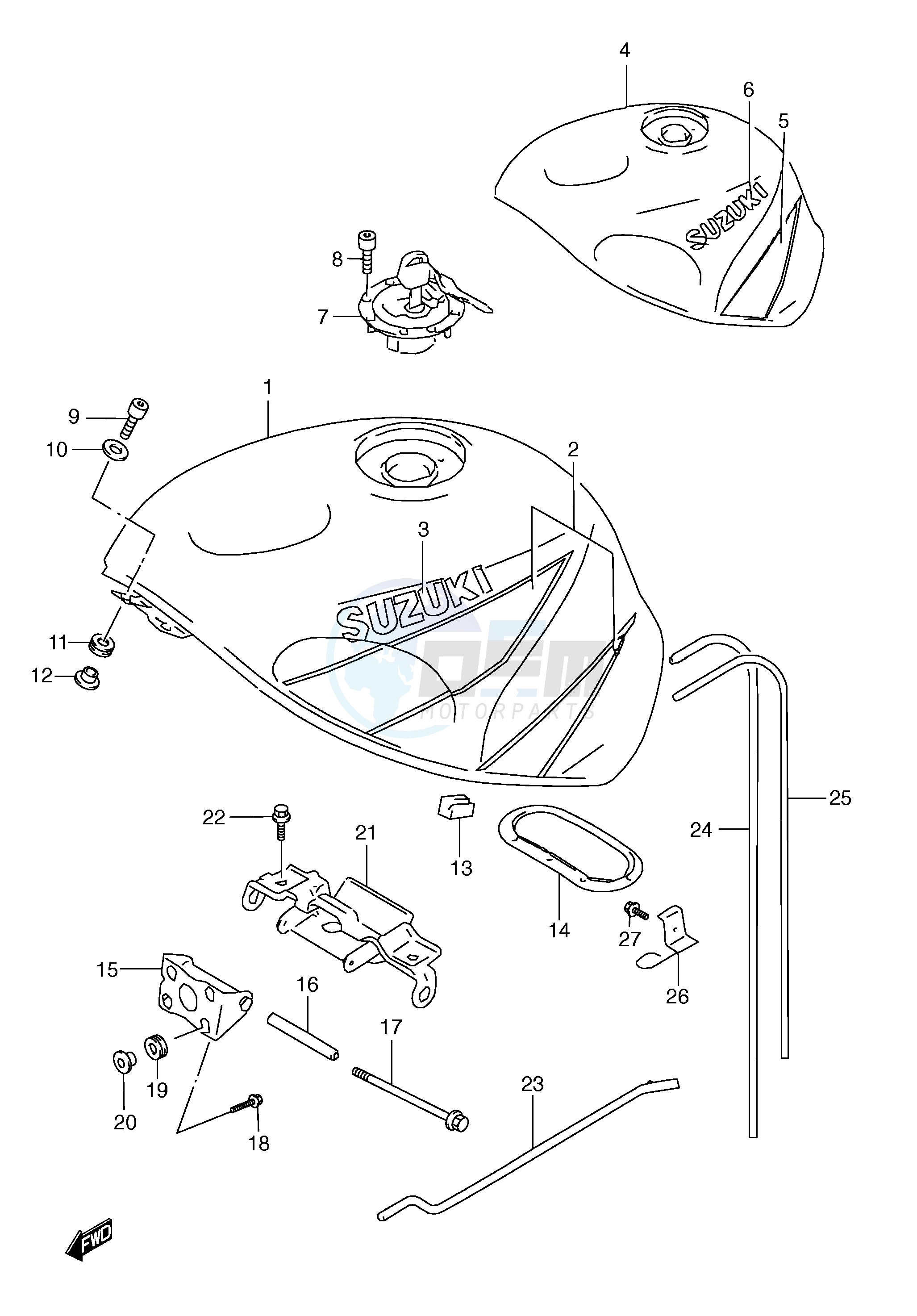 FUEL TANK (MODEL V) image