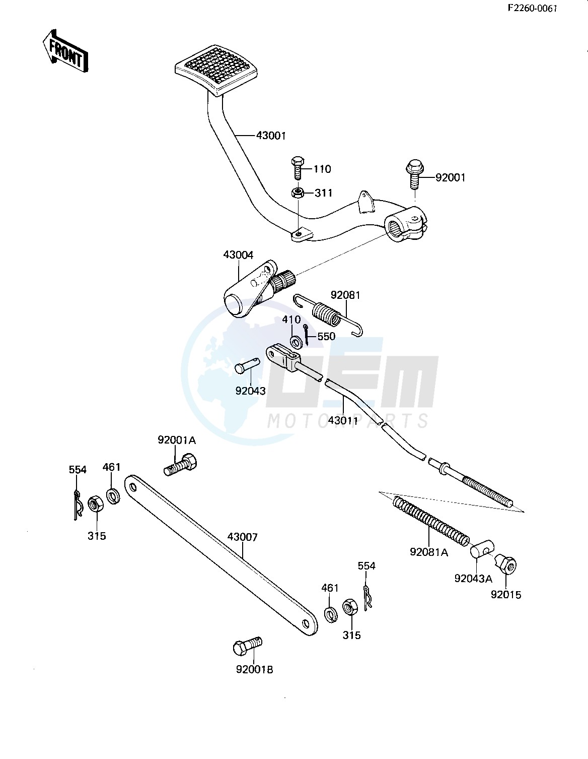 BRAKE PEDAL_TORQUE LINK image