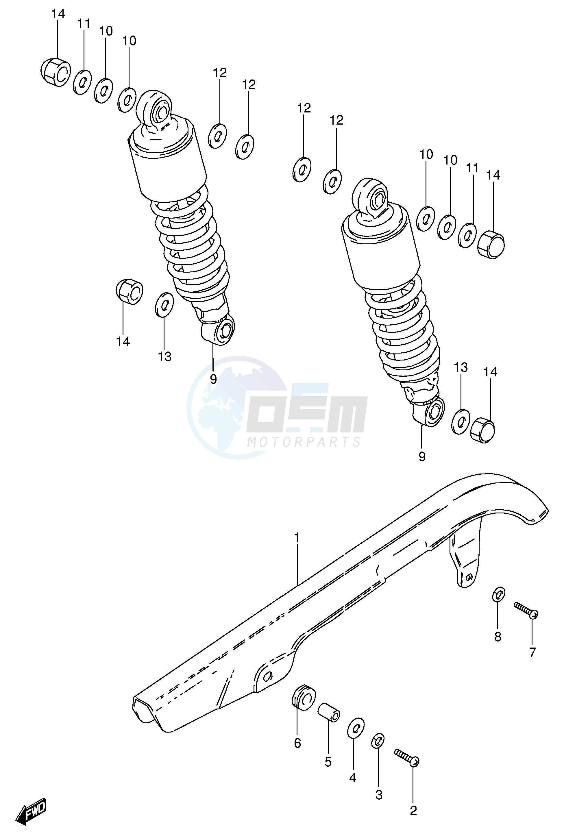 CHAIN CASE - SHOCK ABSORBER image
