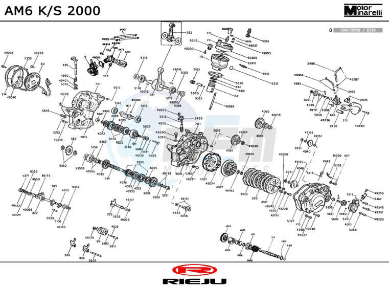 ENGINE  AMS KS 2000 blueprint