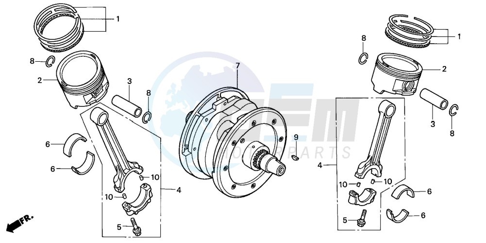 CRANKSHAFT/PISTON blueprint