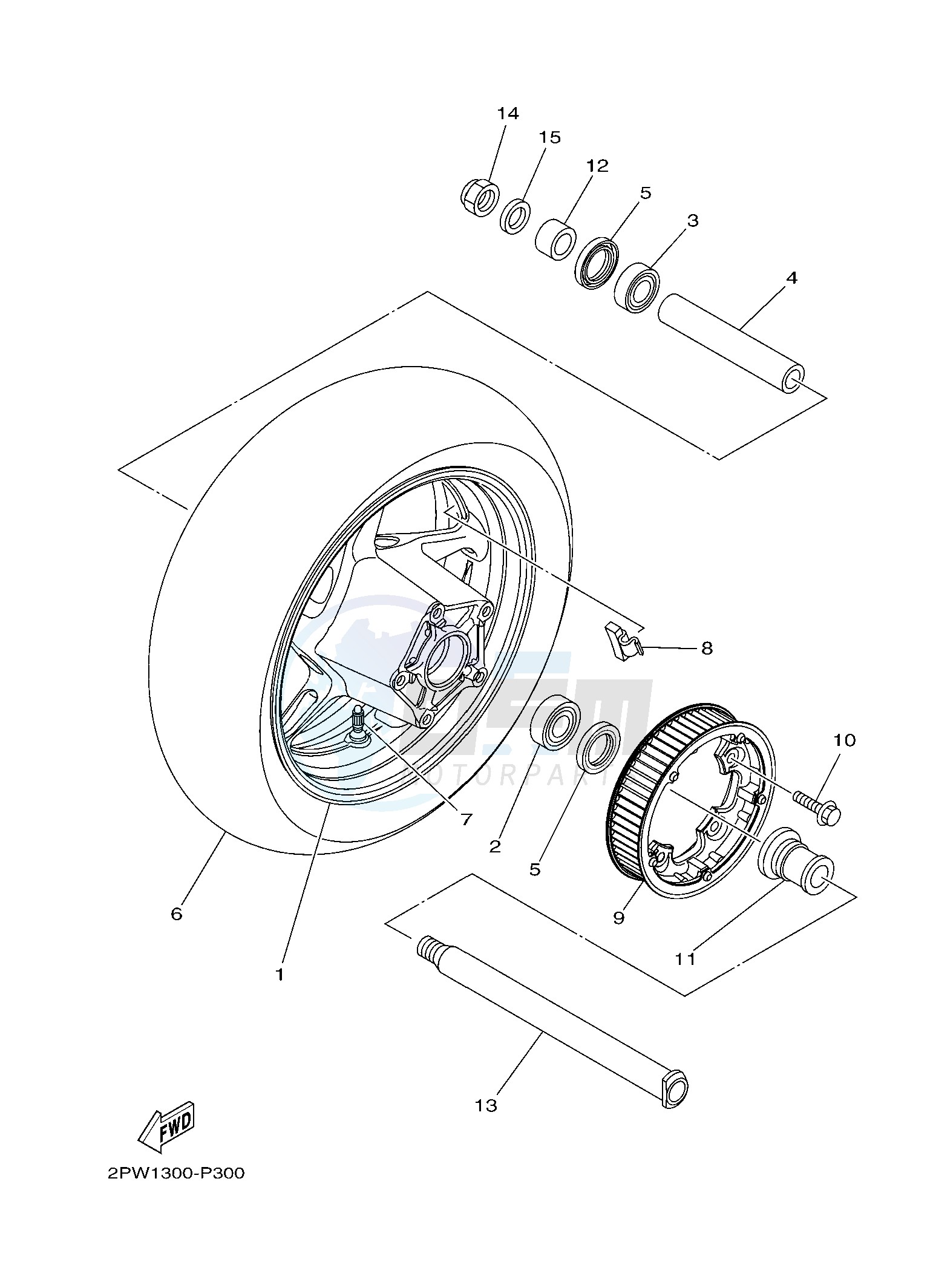 REAR WHEEL image