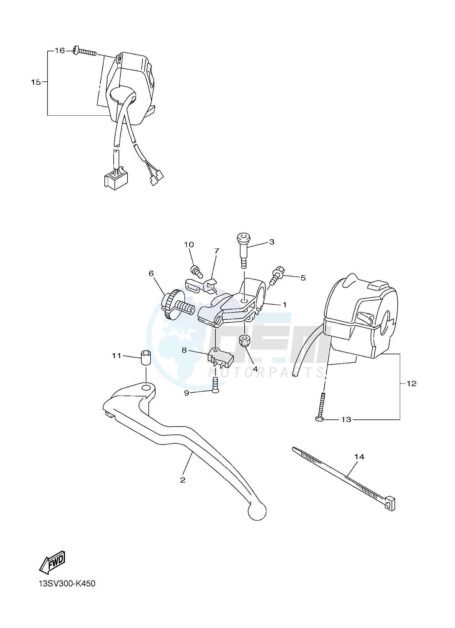 HANDLE SWITCH & LEVER image