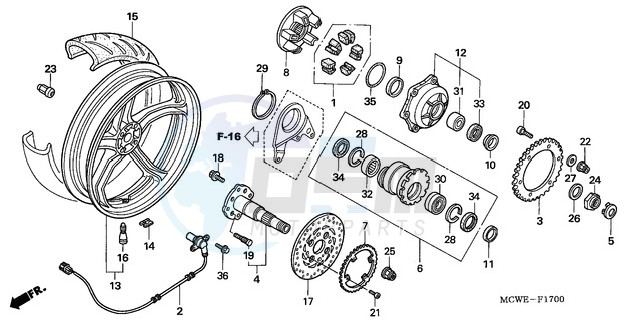 REAR WHEEL image