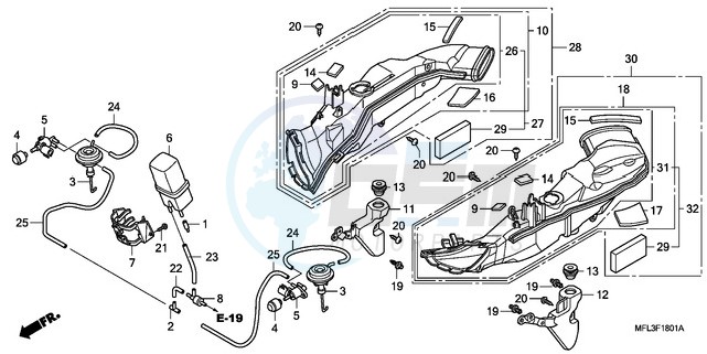 AIR INTAKE DUCT/SOLENOID VALVE image