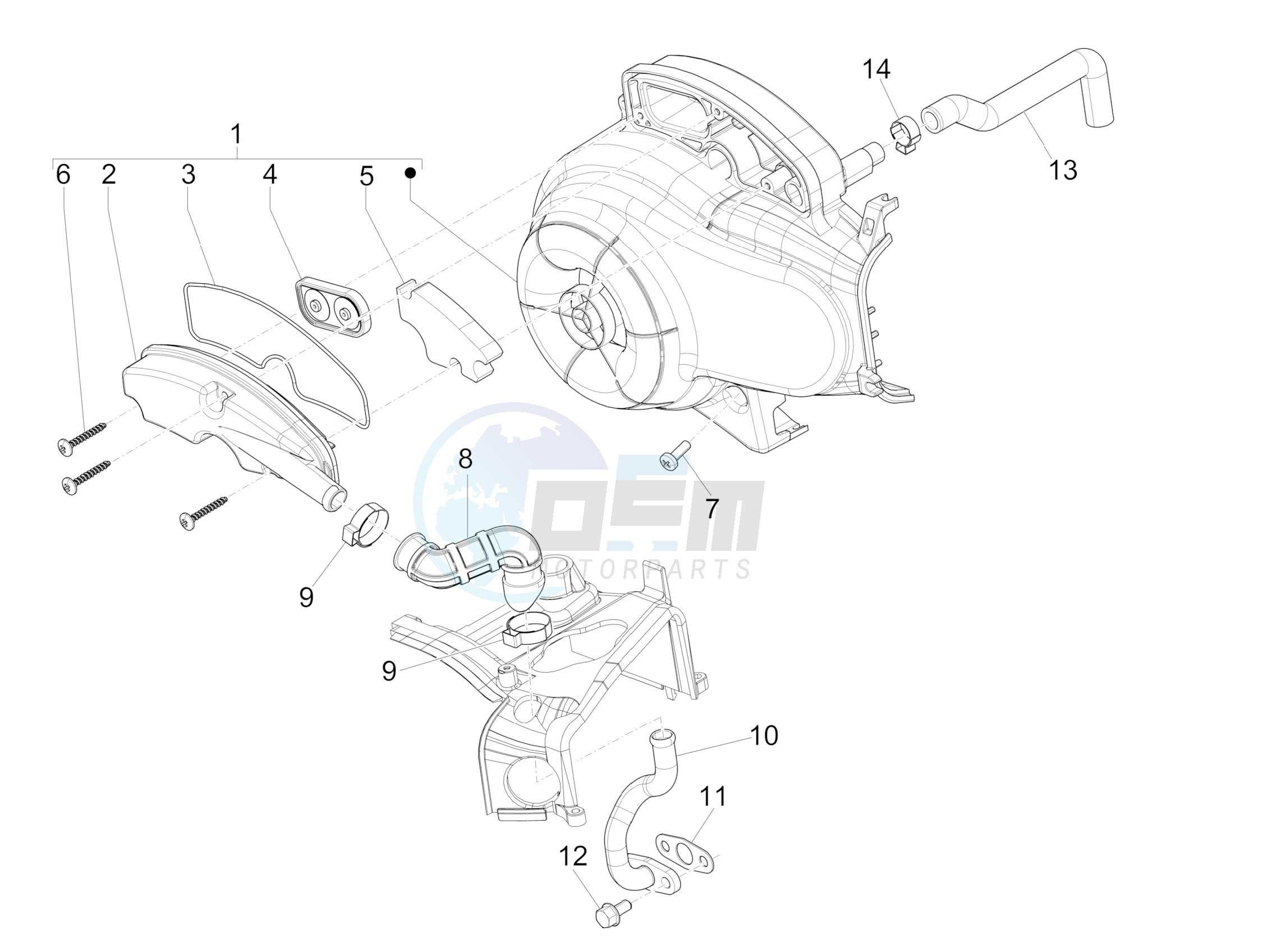 Secondary air box image