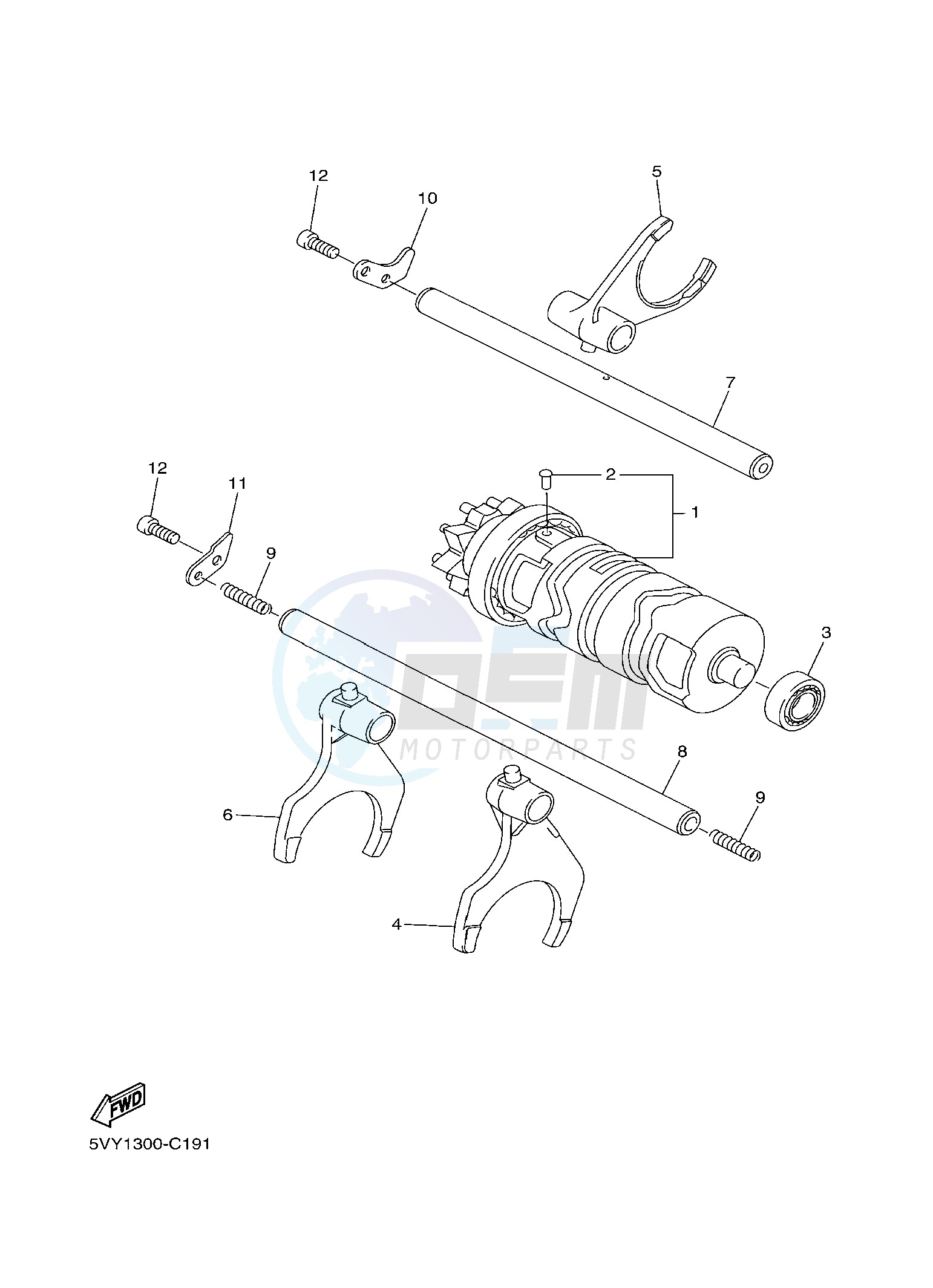 SHIFT CAM & FORK blueprint