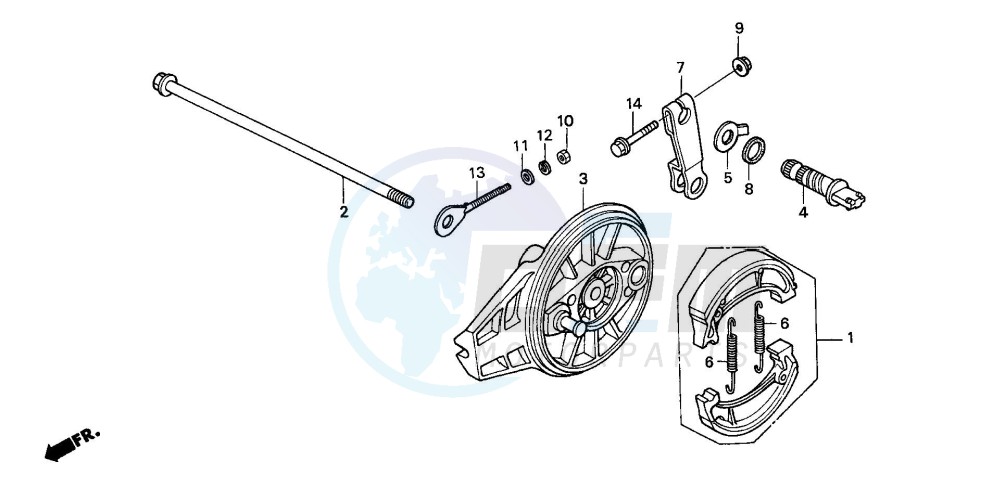 REAR BRAKE PANEL image