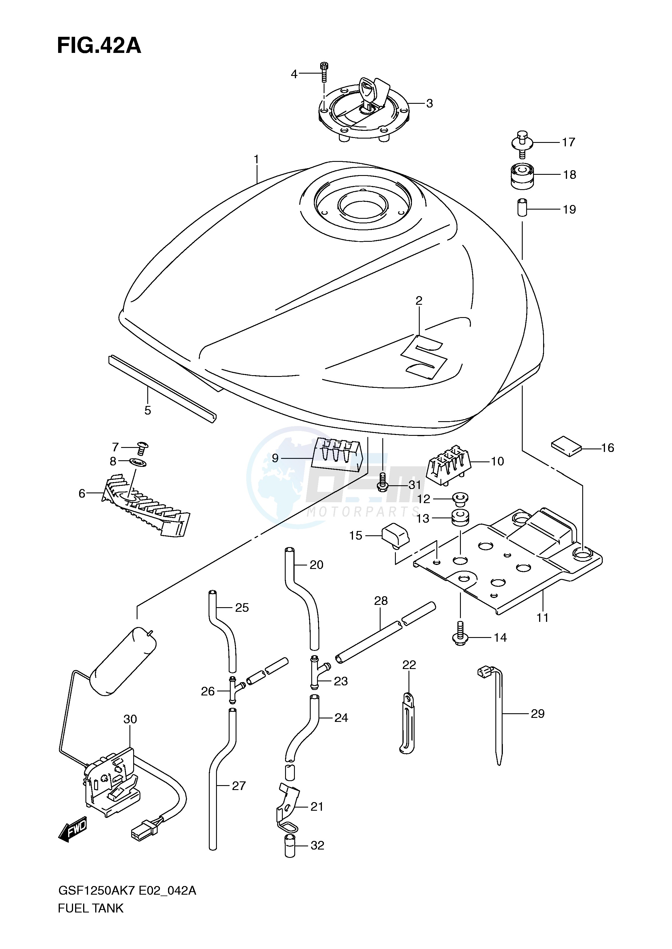 FUEL TANK (MODEL K9) image