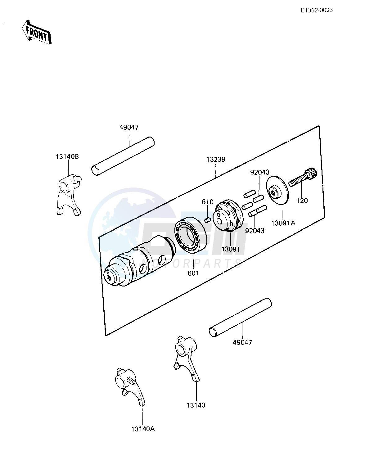 GEAR CHANGE DRUM & FORKS image