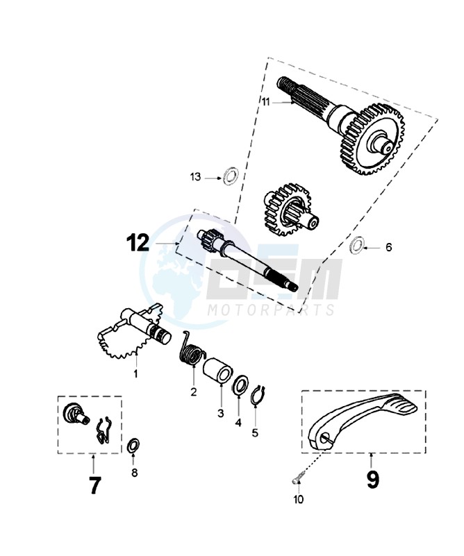 DRIVE SHAFTS / KICKSTARTER blueprint