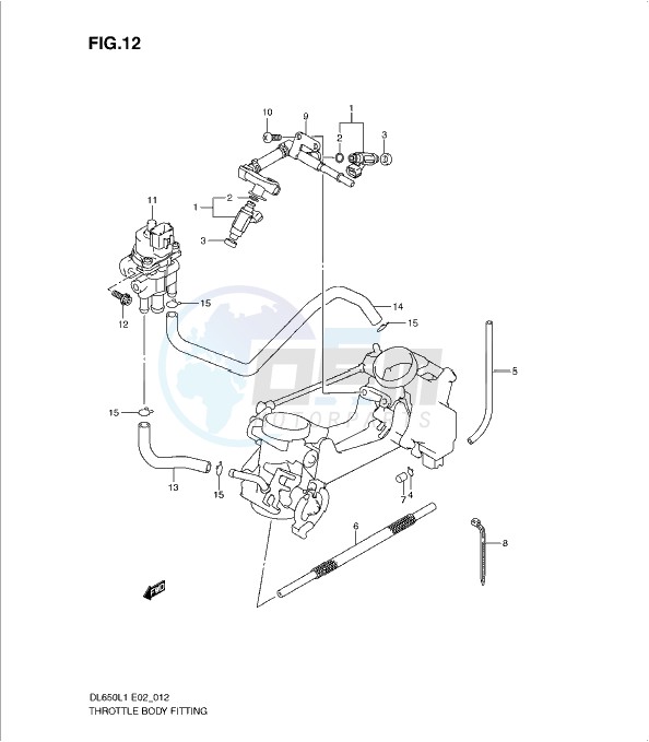 THROTTLE BODY FITTING image