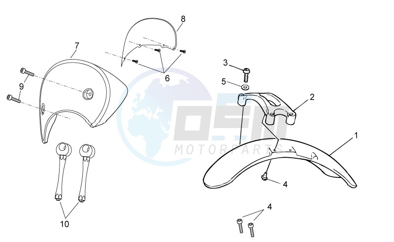 Front body - Front mudguard image