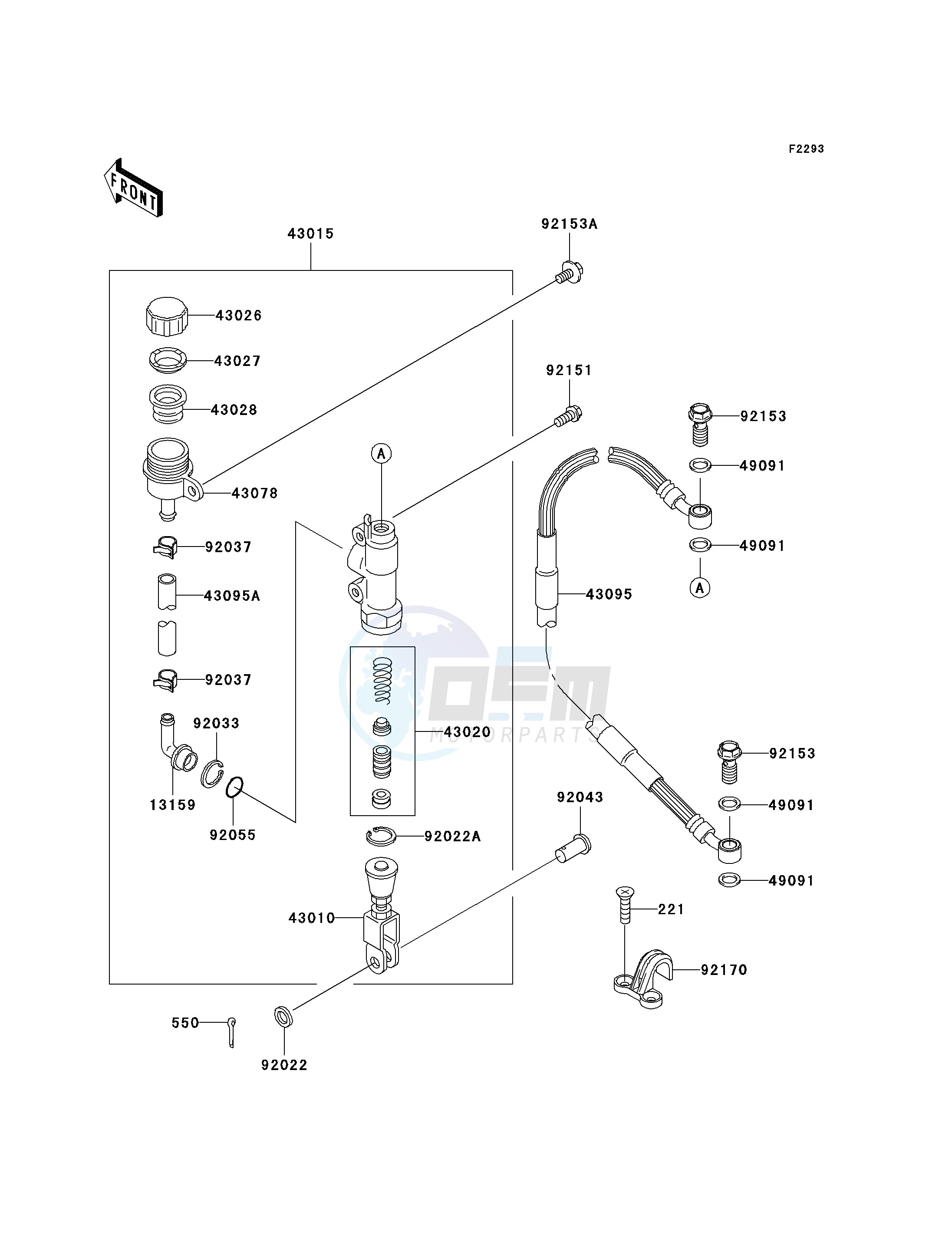 REAR MASTER CYLINDER image