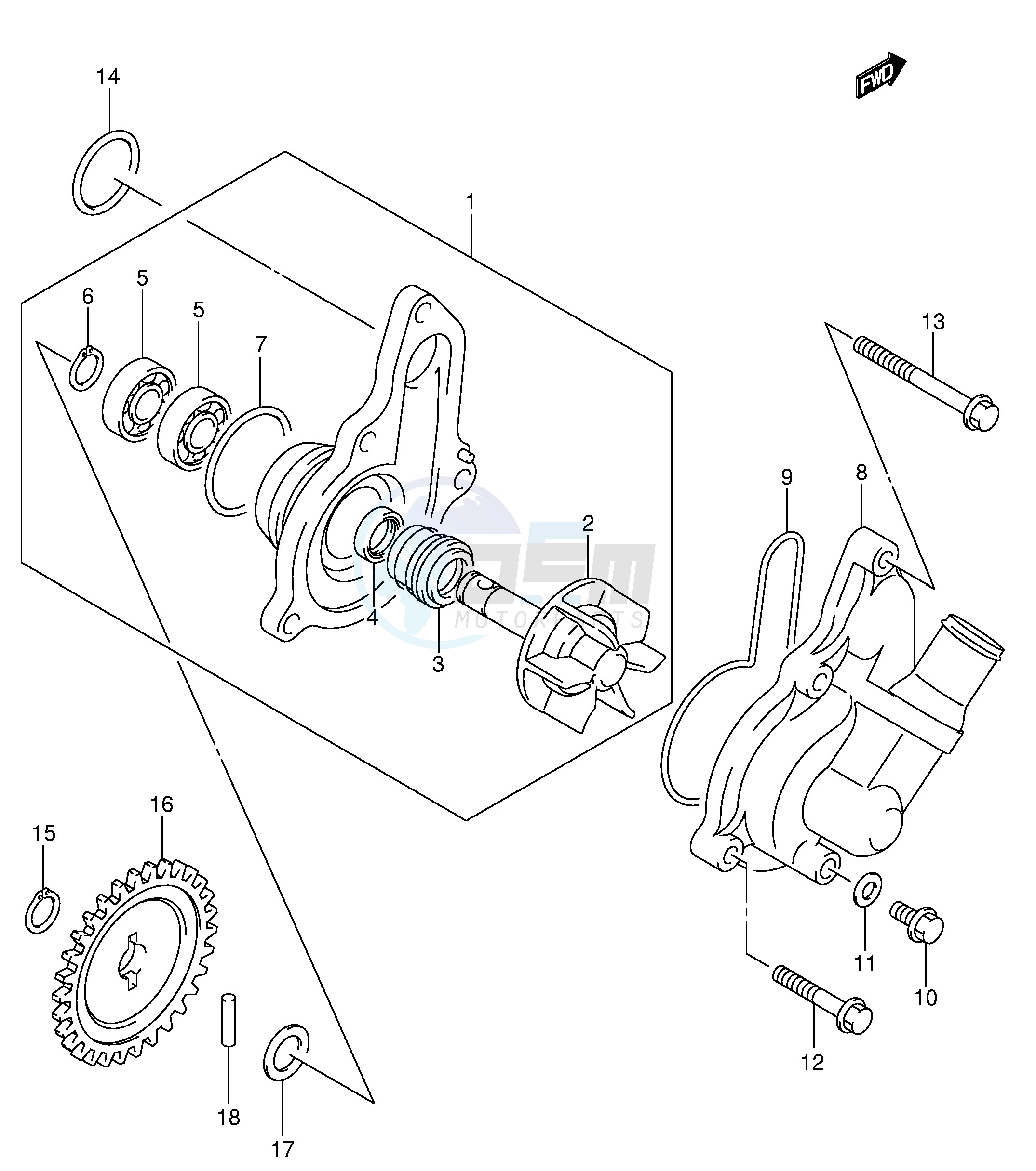 WATER PUMP (MODEL K4) image