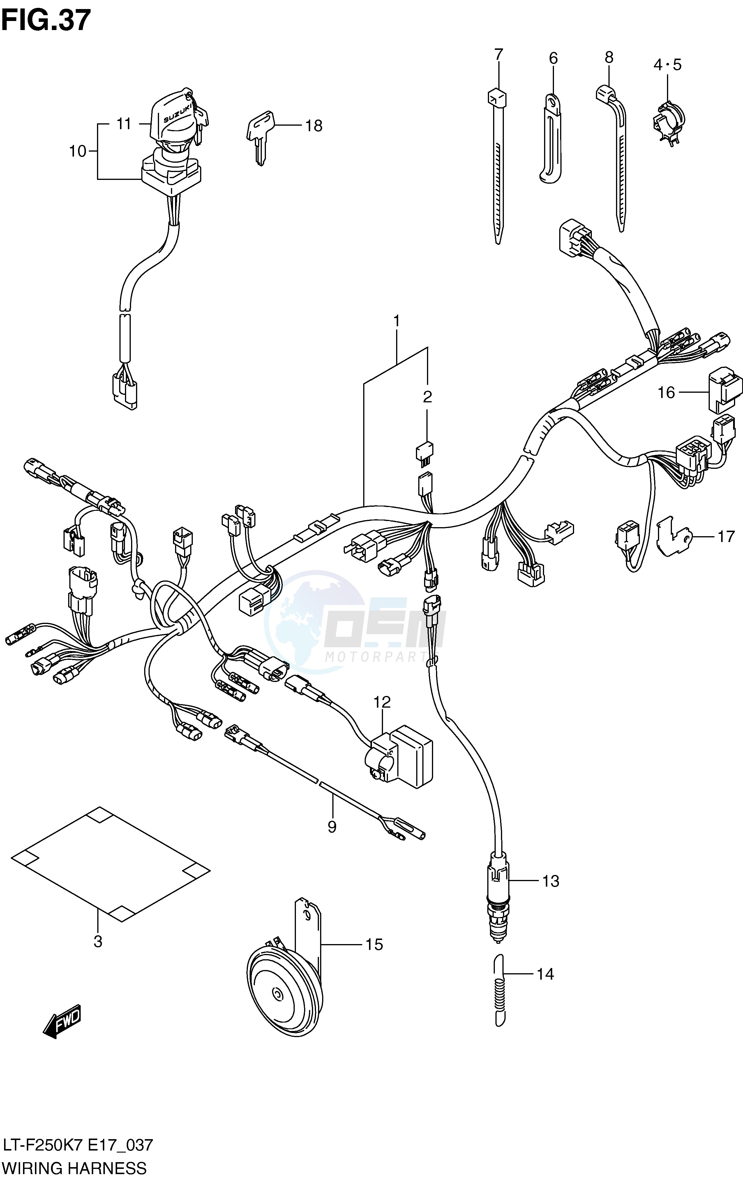 WIRING HARNESS (E4) image